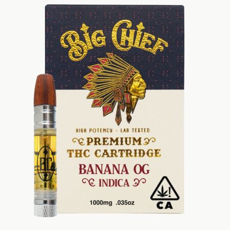 Big Chief THC Cartridge 1G - Banana OG