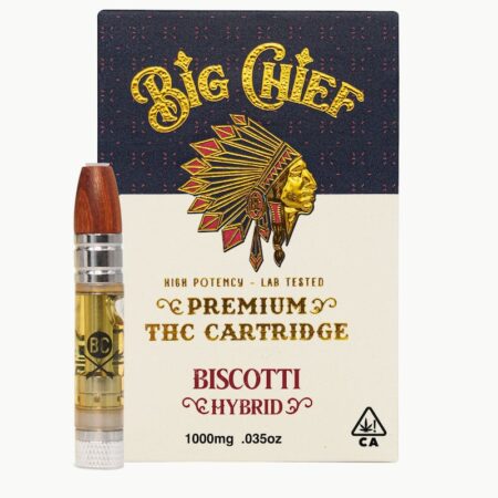 Big Chief THC Cartridge 1G - Biscotti