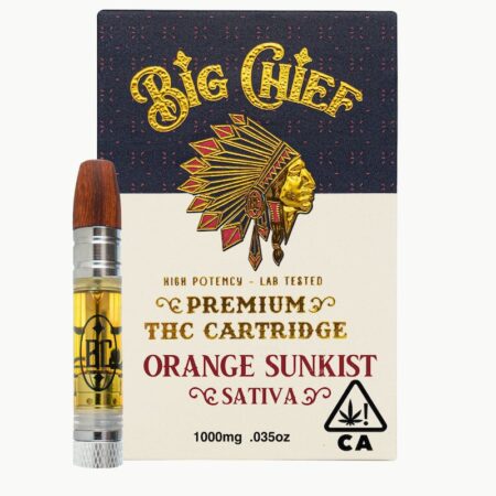 Big Chief THC Cartridge 1G - Orange Sunkist