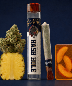 Big Chief Pink Pineapple Flower X Moroccan Peaches Rosin 2G